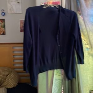 Halogen Navy Blue Cardigan Mint Condition